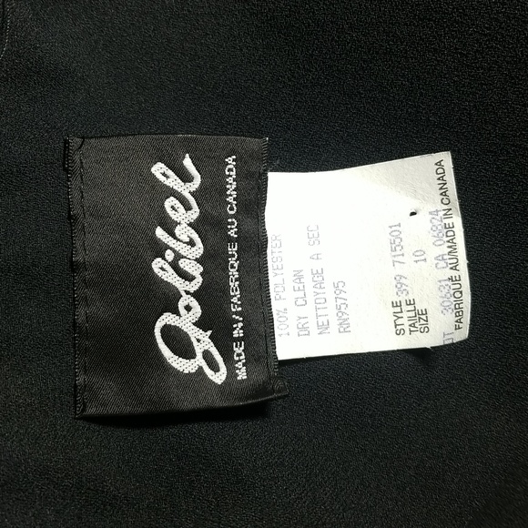 Jolibel made in Canada black dress with jacket size 10 two piece - Picture 11 of 13